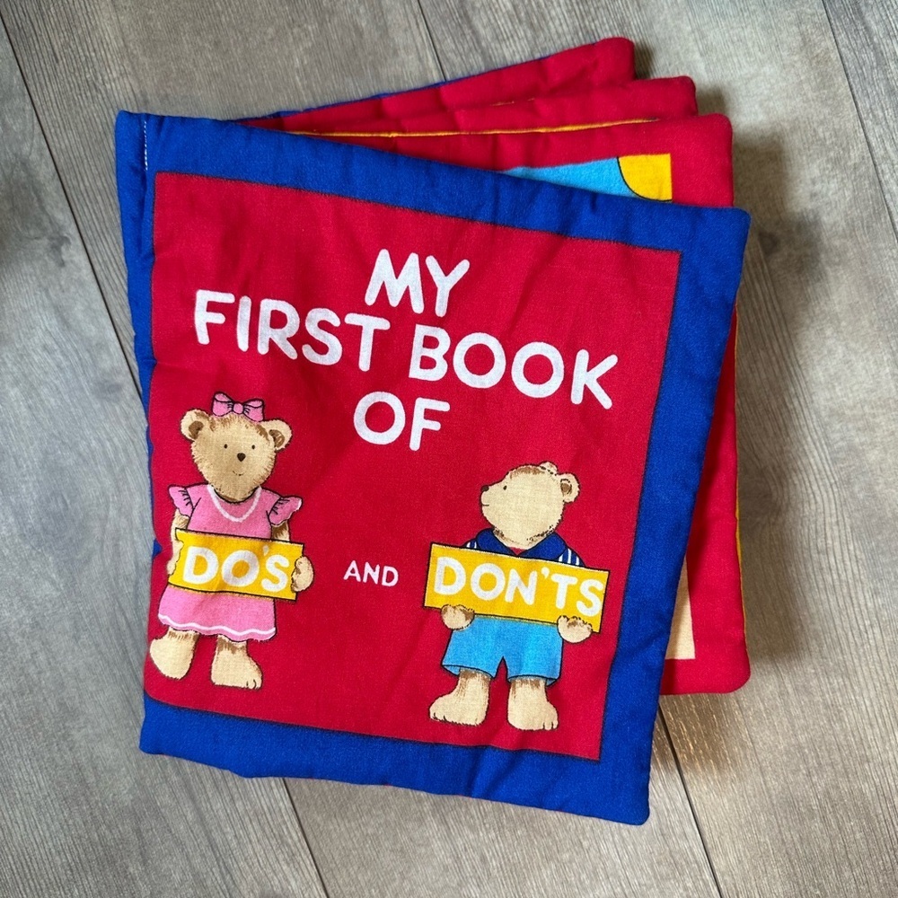 Vintage 90s Baby Cloth book “My First Book of Do’s and Don’ts”